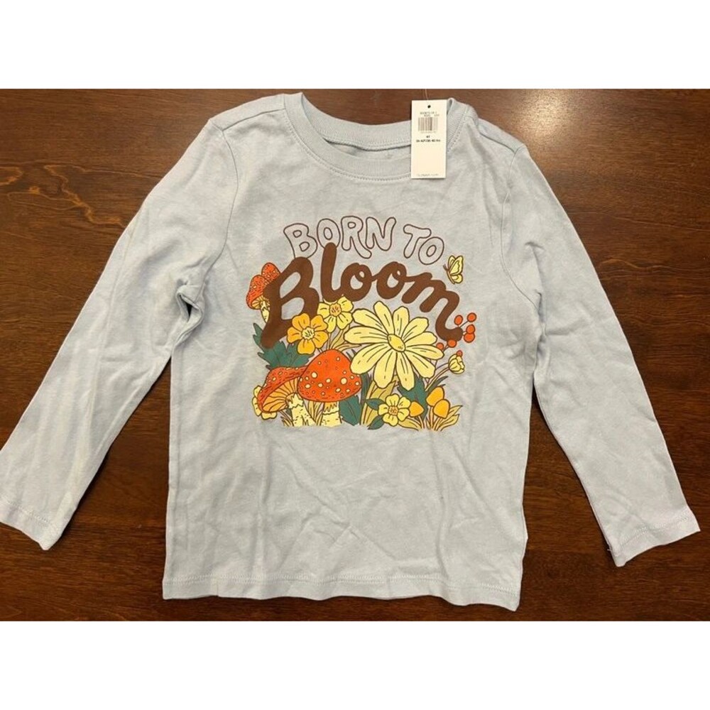 Old Navy Long Sleeve Cotton T-Shirt Toddler Girls Size 4T